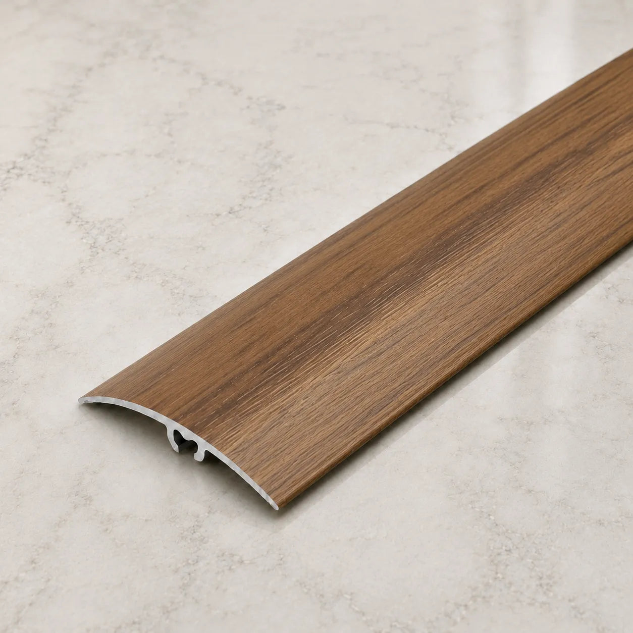 50mm Wood Effect Aluminium Door Threshold Strip in Afrezy